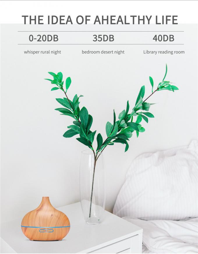 فروش داغ رنگارنگ LED Light Air Humidifier Diffuser روغن ضروری چوب دانه های ضروری روغن های ضروری Humidifier هوا 9