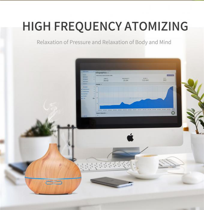 فروش داغ رنگارنگ LED Light Air Humidifier Diffuser روغن ضروری چوب دانه های ضروری روغن های ضروری Humidifier هوا 13