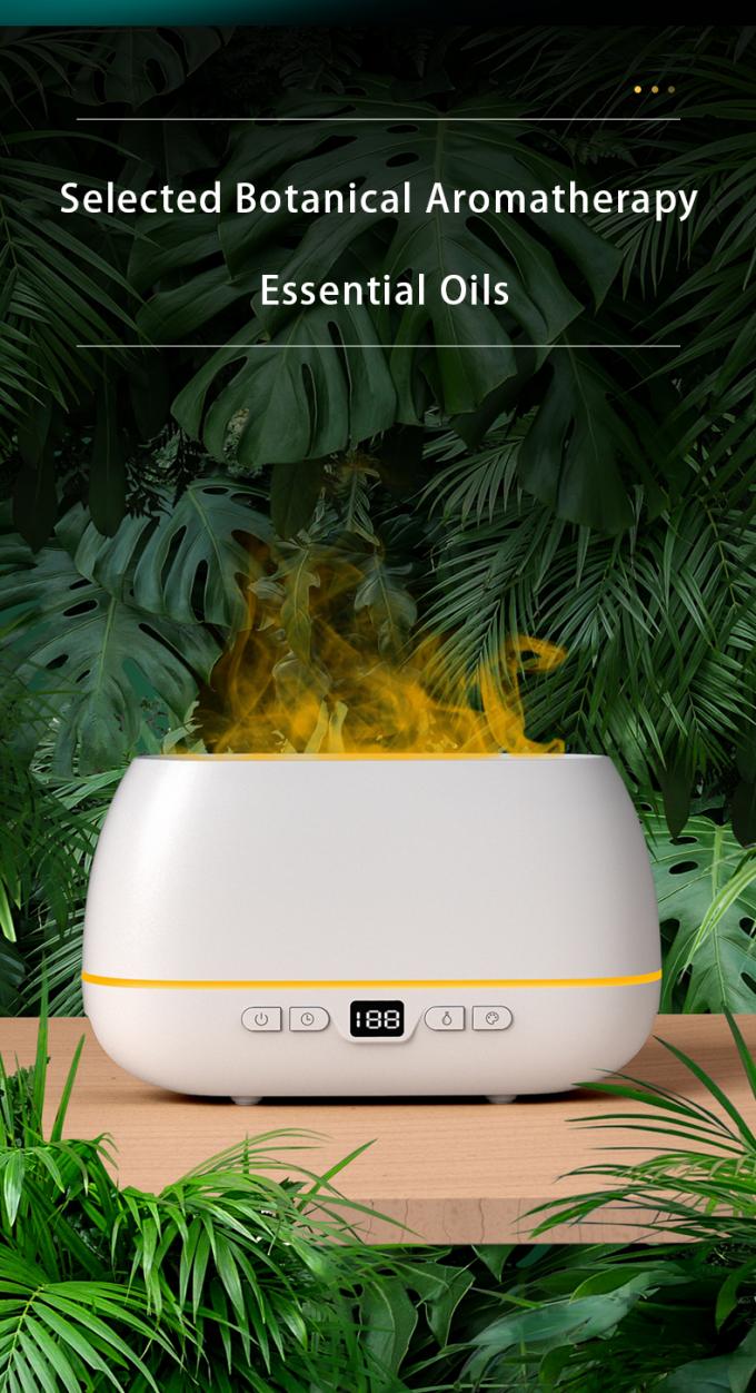 2023 طراحی جدید دیفیوزر شعله فوق صوتی 200 میلی لیتر RGB Light Flame Humidifier With Remote Controller Aroma Diffuser برای خانه 7