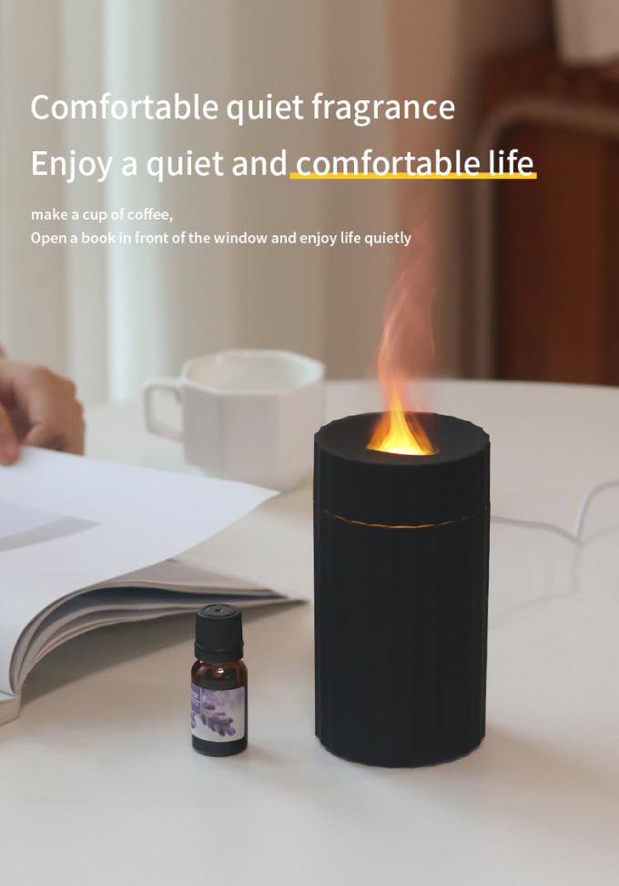 تازه وارد جدید Hot Usb شعله روغن ضروری Aroma Diffuser Ultrasonic Air Portable Waterless Humidifier 100Ml آویزان کننده عطر ماشین 4