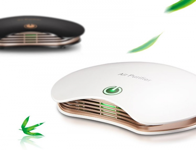 HOMEFISH دستگاه تصفيه هواي اتومبيل هوشمند با نيروي USB 181x130x36mm 9