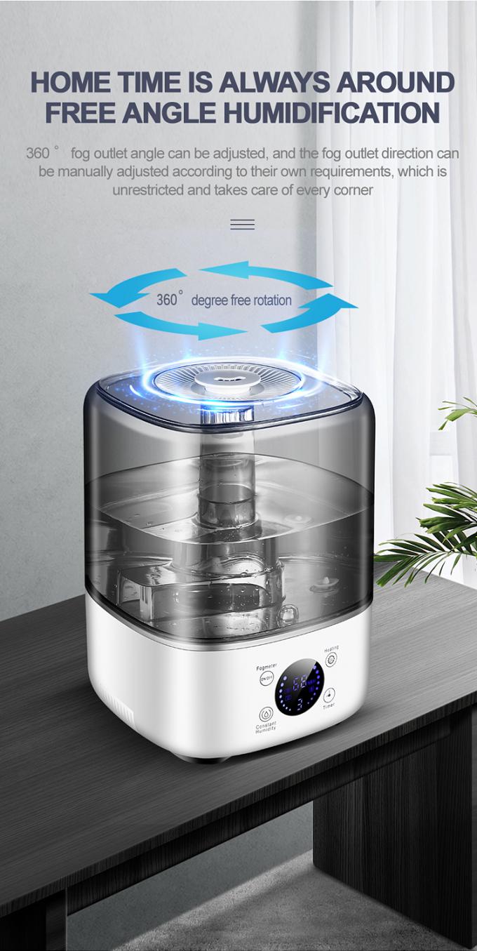 HOMEFISH BPA Free 5L رطوبت دهنده ظرفیت بزرگ با پلاگین الکتریکی UV ضدعفونی کننده 12