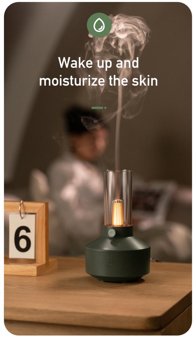 HOMEFISH لامپ ونتاژ دستگاه آروماتراپی طراحی رتو رطوبت دهنده اتاق کوچک برای رطوبت 4