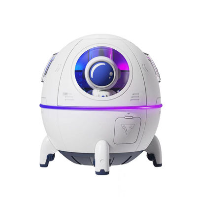 قیمت مناسب عمده فروشی Cute Design Space Capsule Humidifier USB Rechargeable Mini Portable Ultrasonic Air Humidifier با چراغ های ال ای دی آنلاین