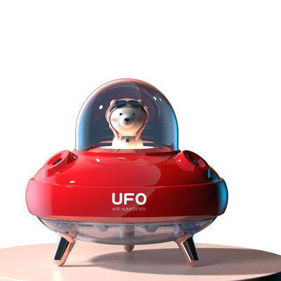 قیمت مناسب 400ML طراحی زیبا رطوبت دهنده UFO دو جار رطوبت بخش خاموش رطوبت دهنده USB با نور شب رنگارنگ آنلاین