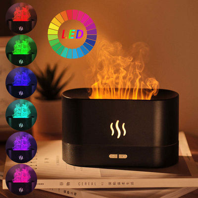 قیمت مناسب RGB روشن رنگ تغییر USB شعله مرطوب کننده LED روغن ضروری آتش شعله آرمو هوشمند Diffuser برای اتاق خواب خانه دفتر آنلاین
