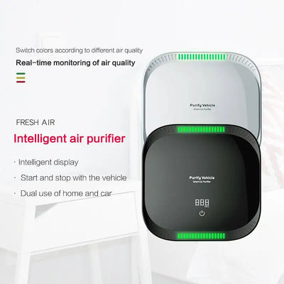 قیمت مناسب PM2.5 Display Mini Portable Intelligent Air Purifier Smart Touch Car HEPA Filter Air Purifier با سنسور کیفیت هوا آنلاین