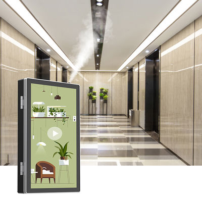 قیمت مناسب HOMEFISH 500 میلی لیتر طعم پخش کننده وای فای بلوتوث کنترل اپلیکیشن نصب روی دیوار طعم پخش کننده تجاری با پخش ویدیویی تبلیغاتی آنلاین